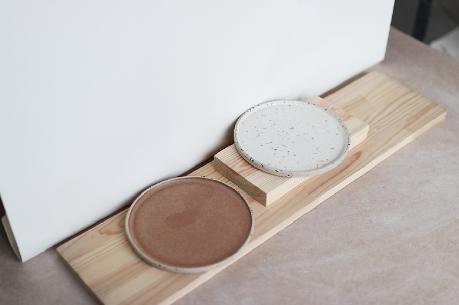 park bench ceramics. deserto Lėkštė maple  