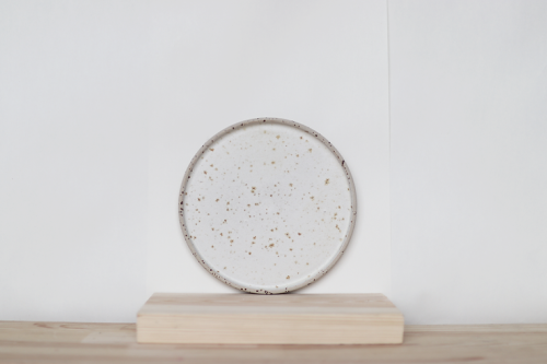 park bench ceramics. deserto Lėkštė white