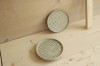 park bench ceramics. Lėkštė in grid