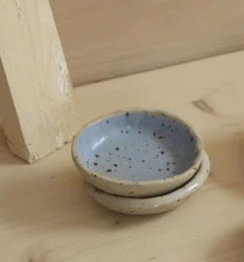 park bench ceramics. mini lėkštutė