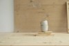 park bench ceramics. sip puodelis in white
