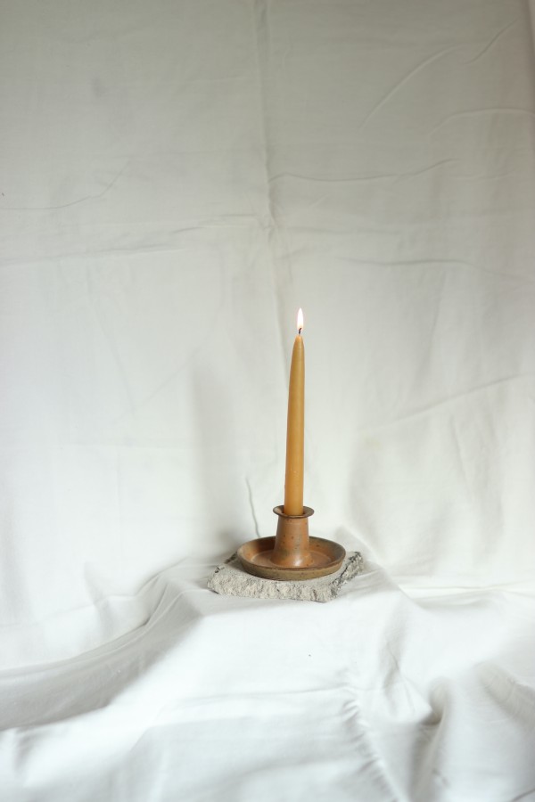 park bench ceramics. žvakidė