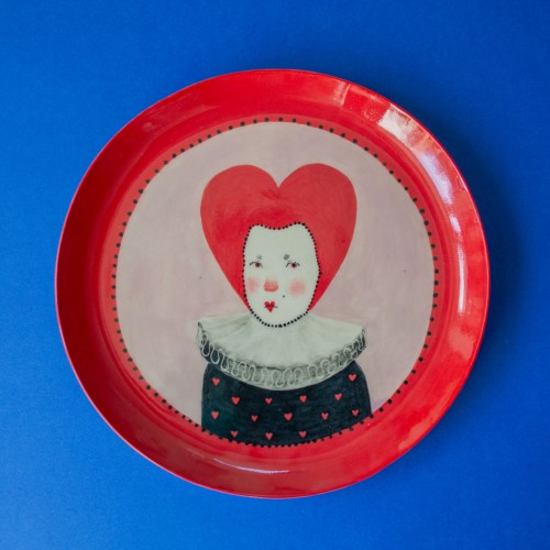 Patricija Malakauskaitė. Lėkštė Širdžių Karalienė