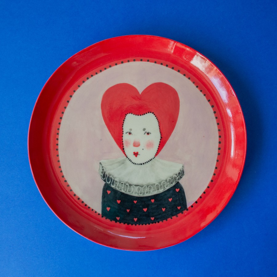 Patricija Malakauskaitė. Lėkštė Širdžių Karalienė