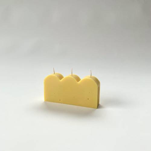 PERPETUAL FEELS. Sculptural candle Yellow SM01Y