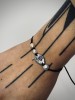Pūška. apyrankė su swarovski 