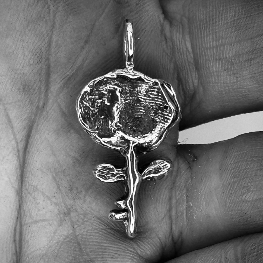 Pūška. unisex pakabukas ron su grandinėle