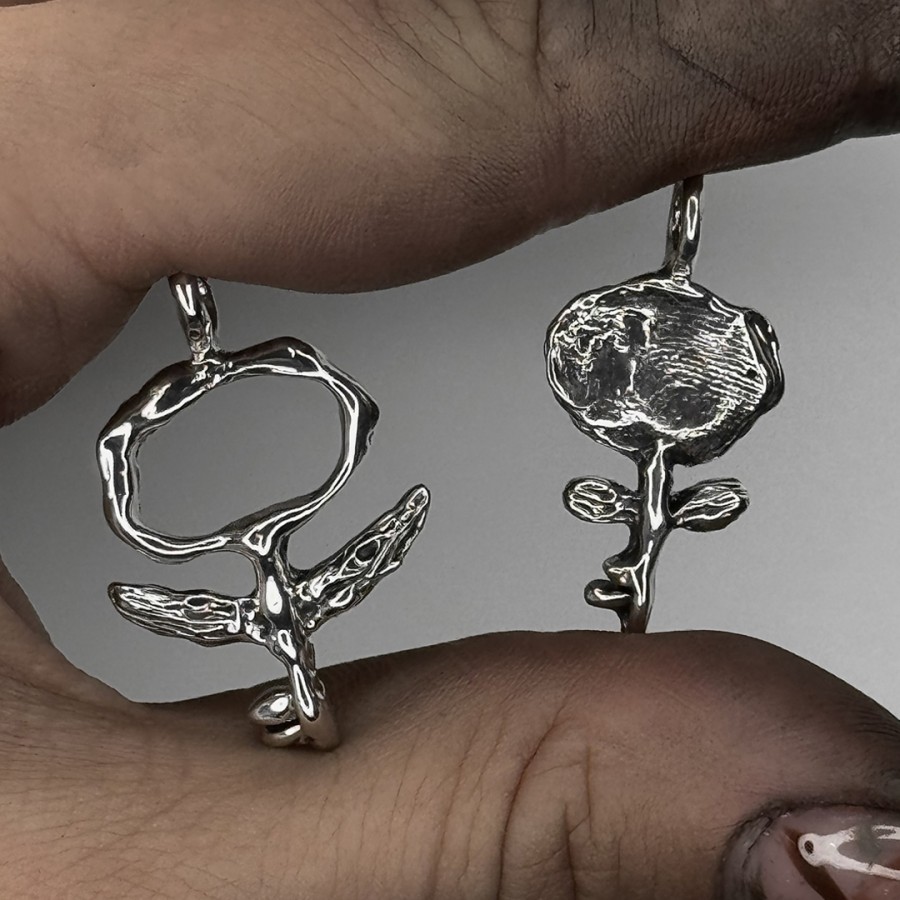 Pūška. unisex sidabrinis pakabukas harry