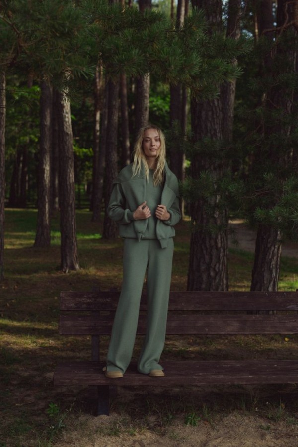 robi agnes. Pauline megztinis Žalias