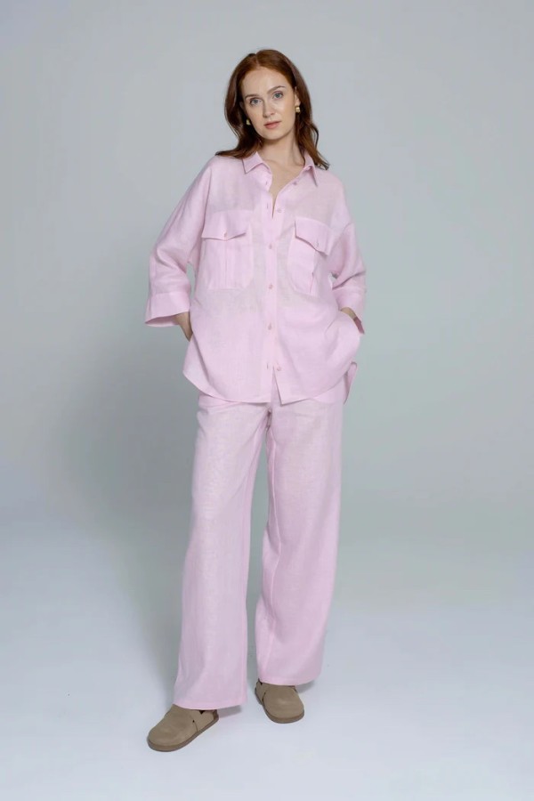 robi agnes. DORI kelnės  Skaisčiai rožinė