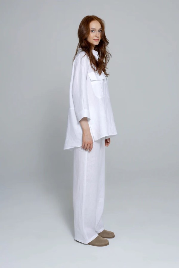 ROBI AGNES. DORI kelnės white