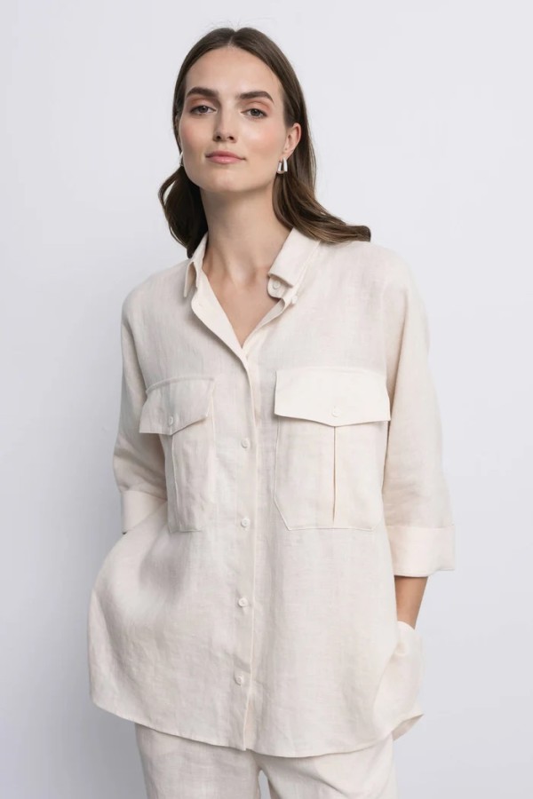 Robi agnes. DORI marškiniai Šampaninė