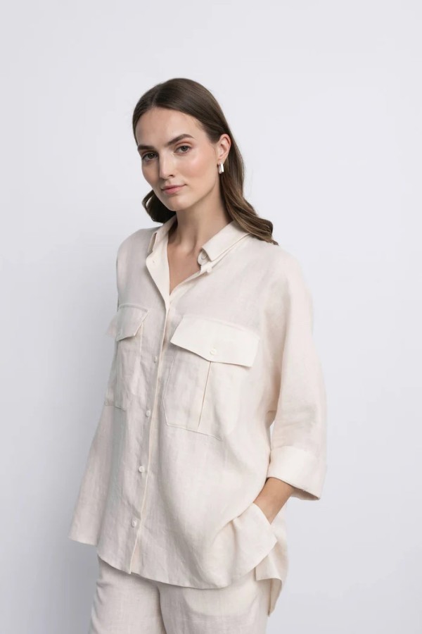 Robi agnes. DORI marškiniai Šampaninė