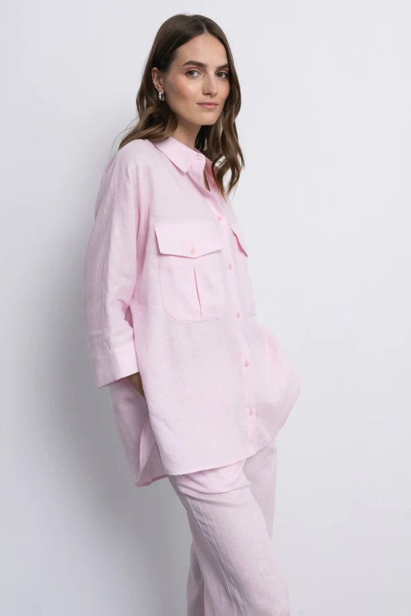 Robi agnes. DORI marškiniai Skaisčiai rožinė
