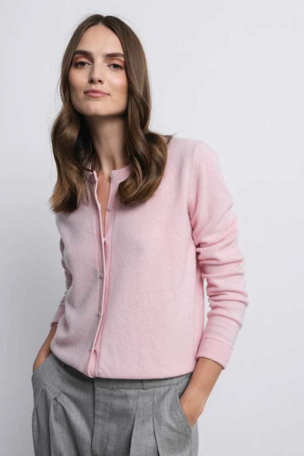 Robi Agnes. Kardiganas margot baby pink