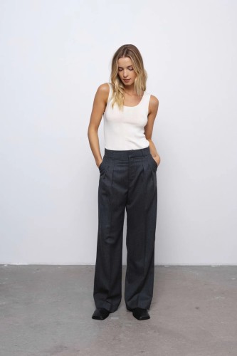 robi agnes. kelnės Sophie dark grey 