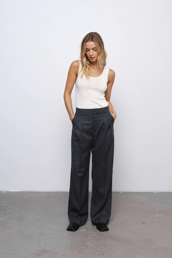 robi agnes. kelnės Sophie dark grey 