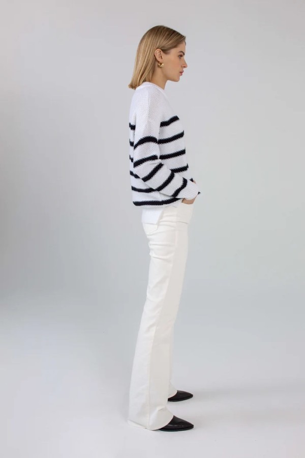 ROBI AGNES. MEGZTINIS ARIELLE white/black 