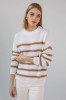ROBI AGNES. MEGZTINIS ARIELLE white/camel