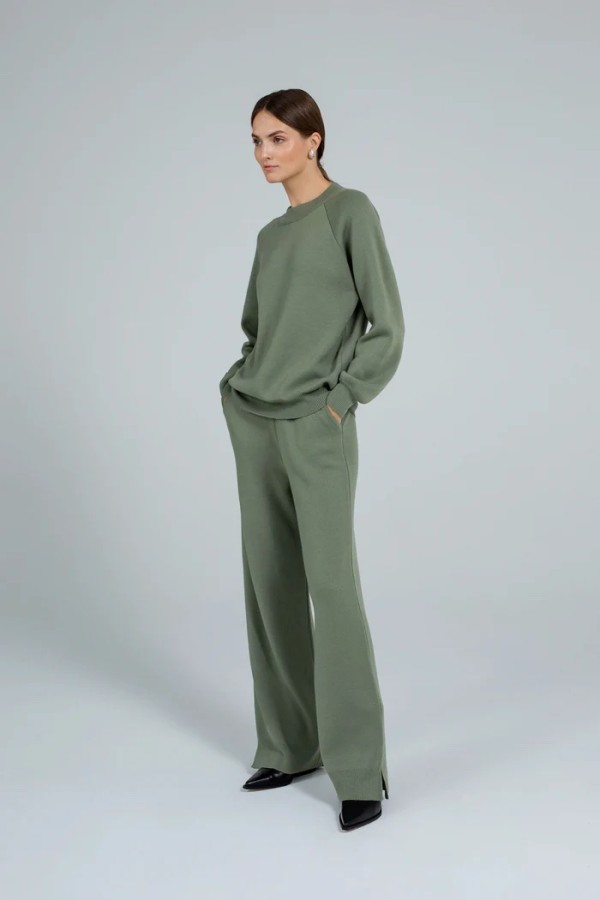 robi agnes. Pauline megztinis Žalias