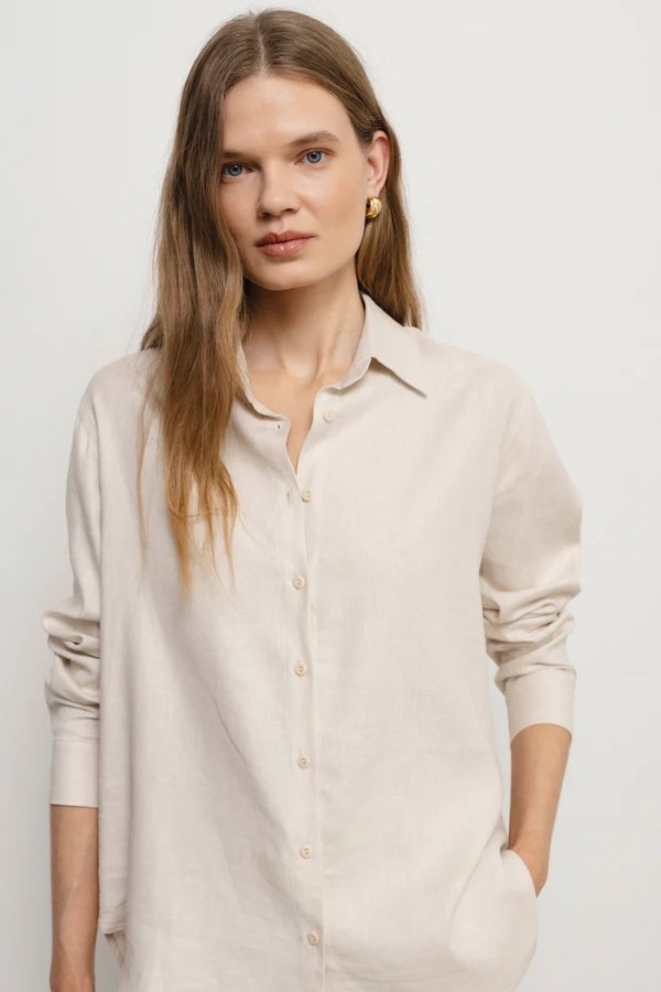 Robi agnes. ROSE marškiniai ivory 
