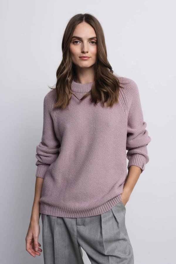 robi agnes. Suzy megztinis Šviesiai rožinė