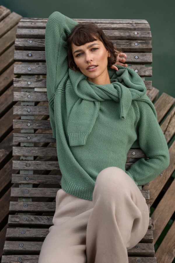 Robi agnes. Suzy megztinis žalias Robi agnes. Suzy megztinis žalias