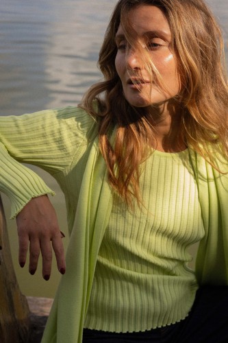 Salanida. Brera merino palaidinė Limone