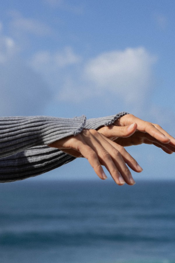 salanida. Brera merino palaidinė Šviesiai Pilka