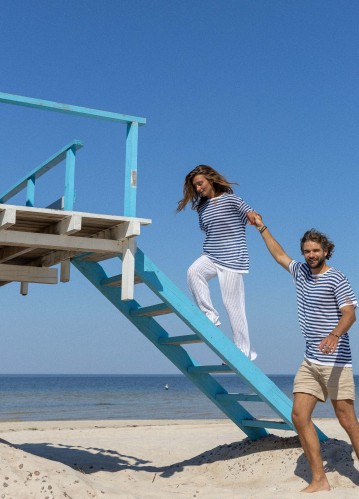 Salanida. Energia lino marškinėliai Mėlyna Unisex