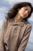 salanida. Galante merino polo palaidinė Taupe salanida. Galante merino polo palaidinė Taupe