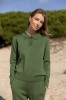 salanida. Galante merino polo palaidinė Žalia alyvuogė