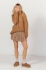 Salanida. klostuotas merino mini sijonas