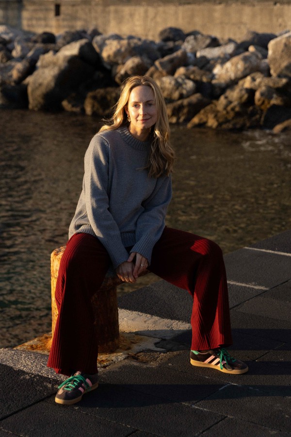 salanida. Marina merino vilnos megztinis Pilkas