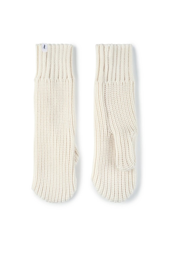 salanida. Nonna merino pirštinės Balta