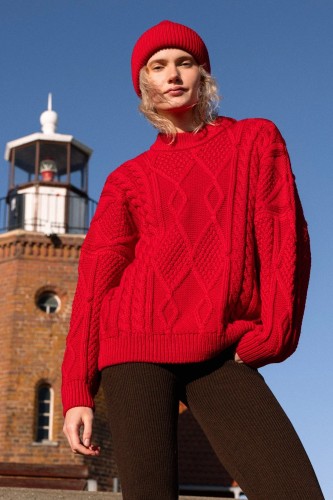 Salanida. Nonna merino vilnos megztinis su pynėmis