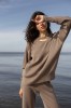 salanida. Rotondo merino megztinis Taupe salanida. Rotondo merino megztinis Taupe