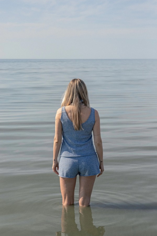 salanida. Sabbia palaidinė Šviesiai mėlyna