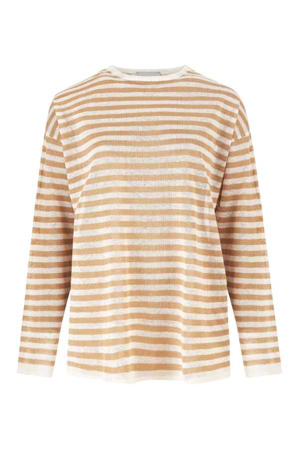 Salanida. Tanto 100% lino palaidinė Smėlis Unisex Salanida. Tanto 100% lino palaidinė Smėlis Unisex