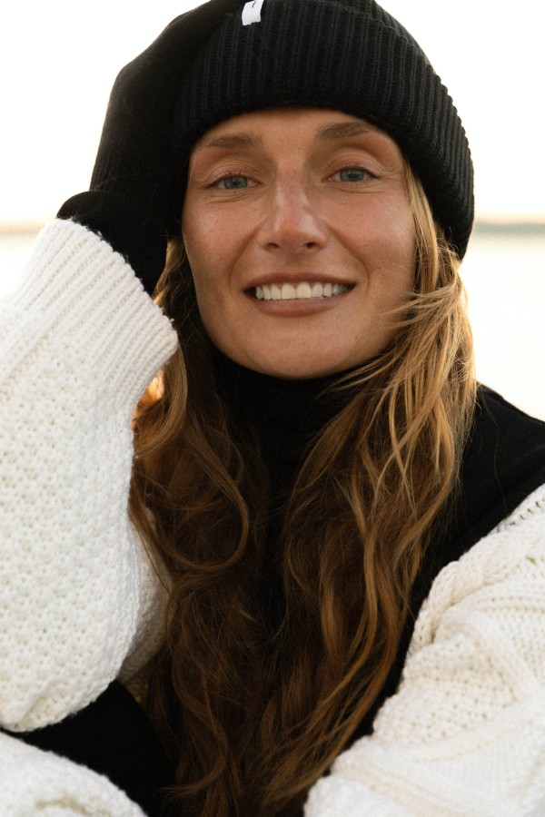 salanida. Via Merino pirštinės juoda 