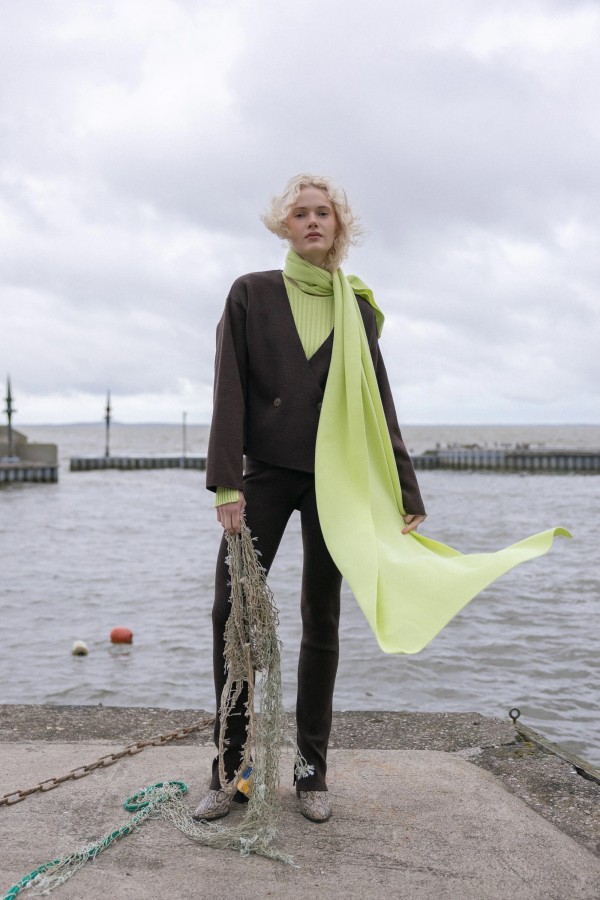 Salanida. Via Merino vilnos šalikas Limone