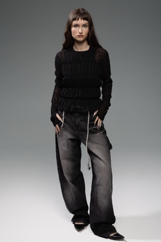 SEARCHING. Dreamy Top juoda