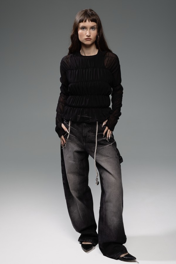 SEARCHING. Dreamy Top juoda SEARCHING. Dreamy Top juoda