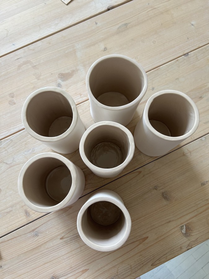 Sense of calm ceramics. Vaza cilindra
