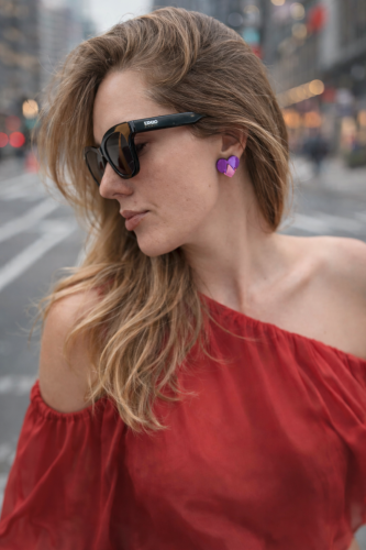 solar. pink love auskarai 