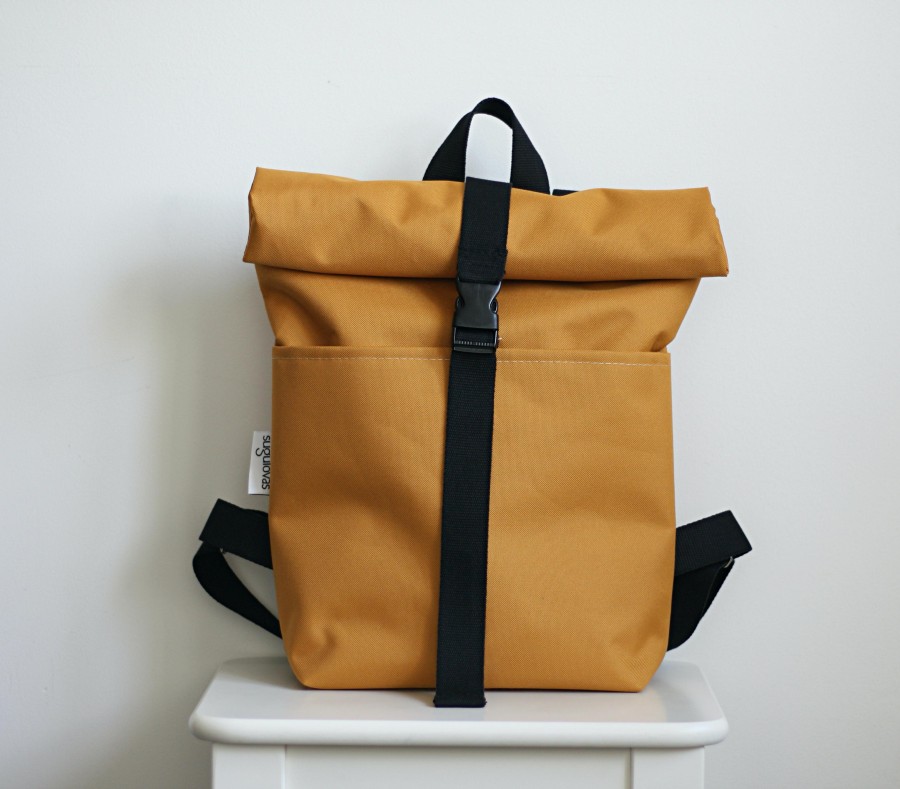 Sugulovas. GELTONA unisex kuprinė 