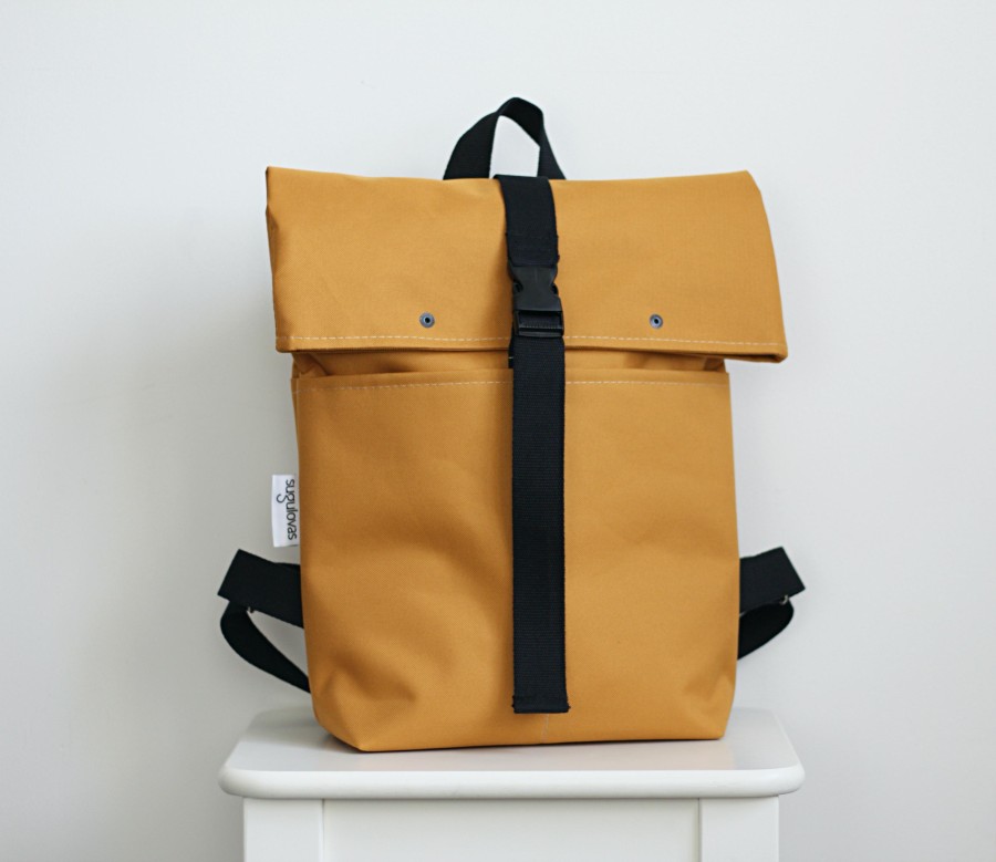 Sugulovas. GELTONA unisex kuprinė 