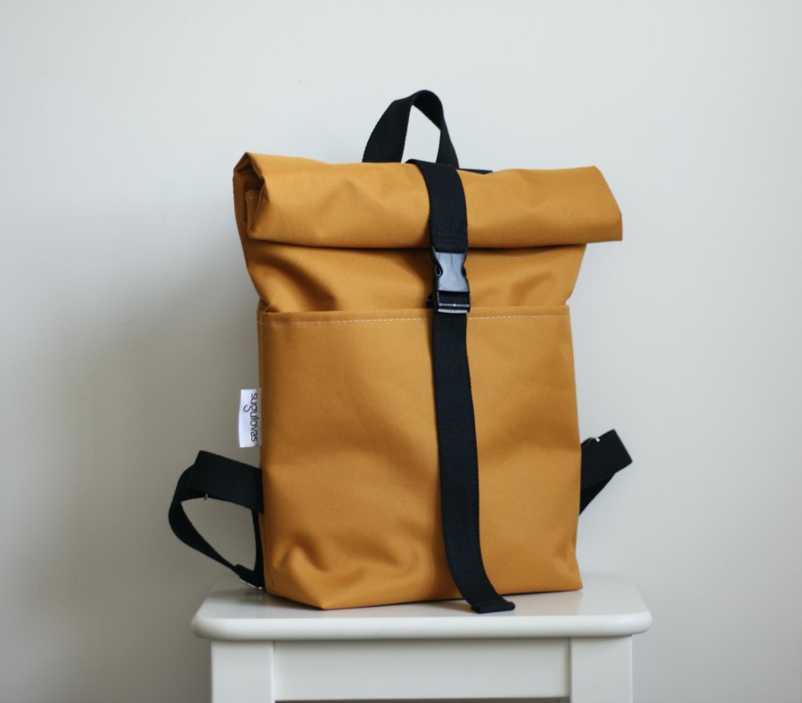 Sugulovas. GELTONA unisex kuprinė 