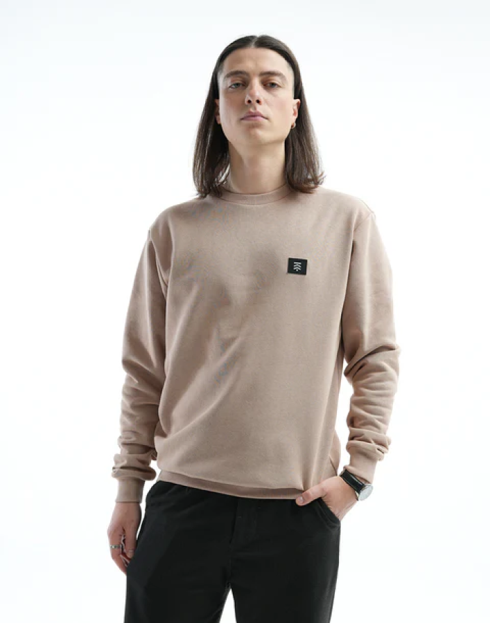 TRAM TRYS. CREAM COLOR SWEATSHIRT