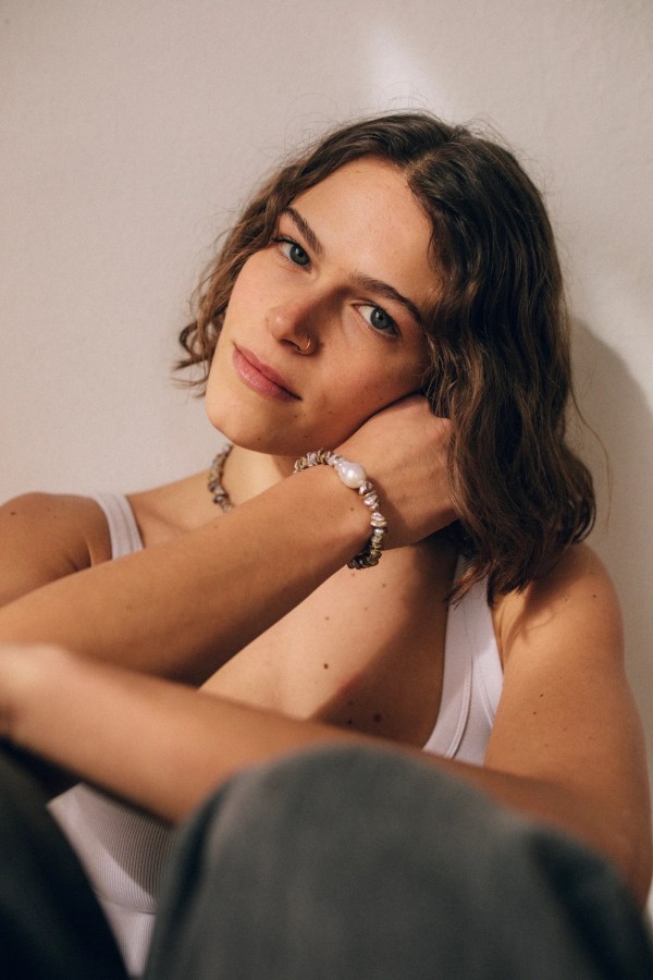 ugnes story. KESHI PERLŲ APYRANKĖ